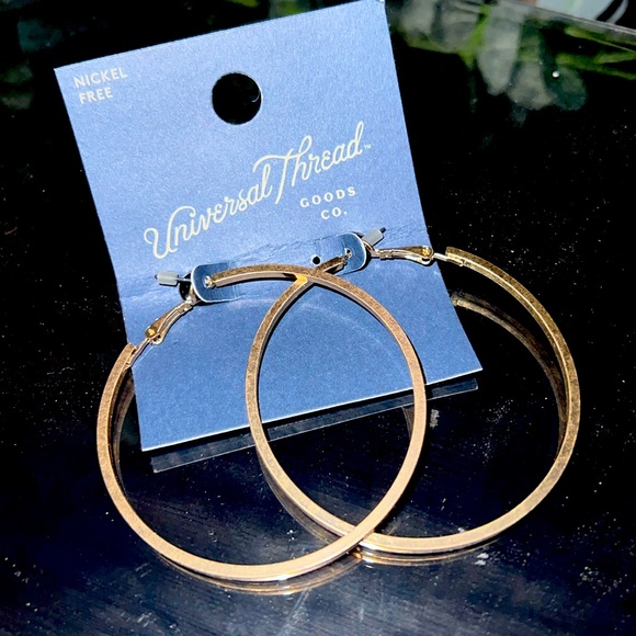 Universal Thread | Jewelry | Universal Thread Gold Hoops | Poshmark